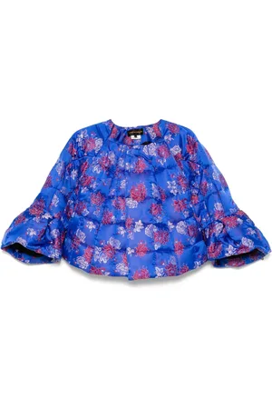 Comme des Garçons Floral-jacquard jacket