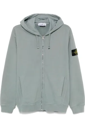 Stone Island Cotton fleece-jersey hoodie