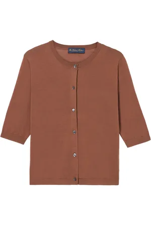 Brooks Brothers Half-length sleeves cardigan