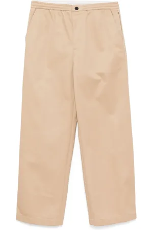 Solid Straight-leg trousers