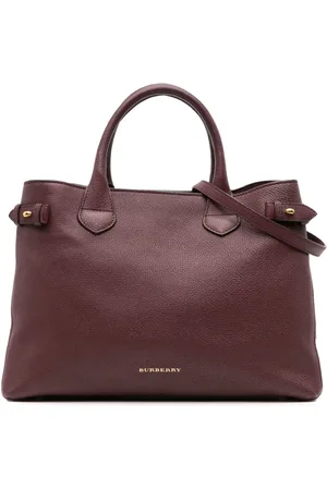 Burberry 2000-2017 Medium Leather and House Check Banner satchel