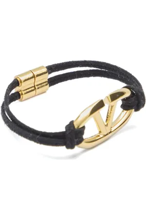 VALENTINO GARAVANI V-Logo cotton bracelet