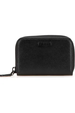 Prada 2000-2024 Saffiano Zip coin pouch