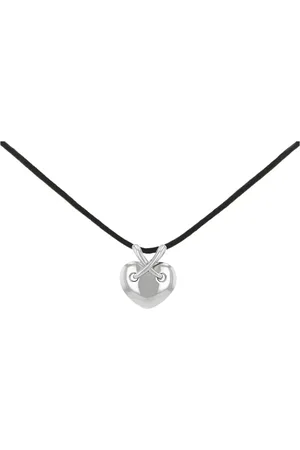 CHAUMET Pre-owned large white gold pendant necklace