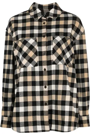 Woolrich Checked long-sleeve flannel shirt