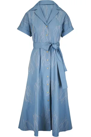 Lafayette 148 Cotton midi dress