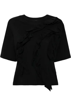 ULLA JOHNSON Aris ruffle-detail T-shirt