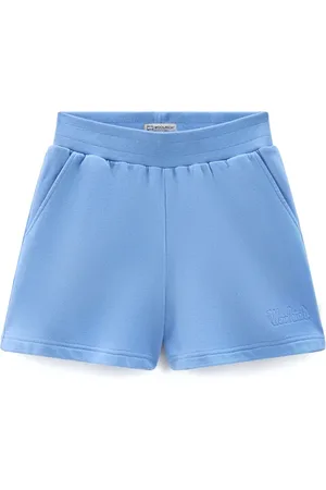 Woolrich Logo-embroidered cotton shorts