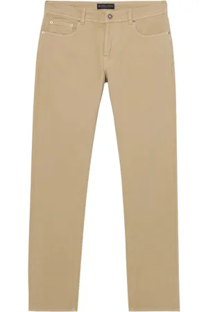 Brooks Brothers Cotton tapered trousers