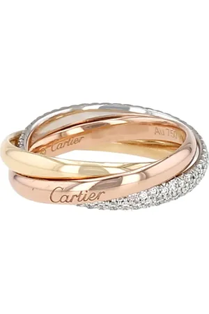 Cartier Pre-owned small 18kt Trinity diamond ring