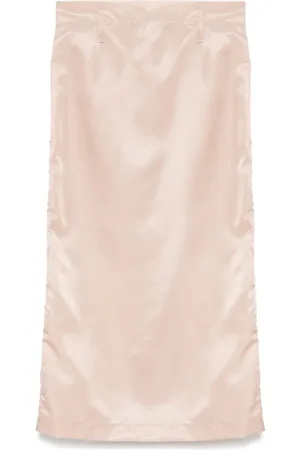 AMG Rear-slit midi skirt