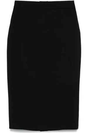 Alexander McQueen Wool midi skirt