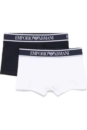 Emporio Armani Logo-waistband briefs (pack of two)