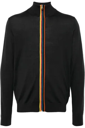 Paul Smith Artist Stripe-embellished fine-knit cardigan