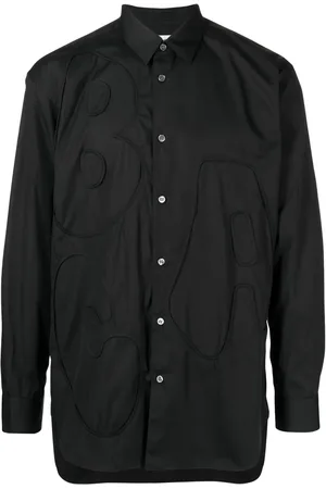Comme des Garçons Patch-applique cotton shirt