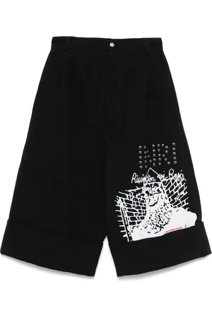 RRR-123 Graphic-print shorts