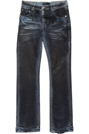 Purple Brand P004 coated flared jeans