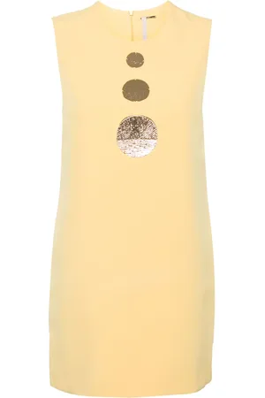 ALEXIS Vango coin-detail mini dress
