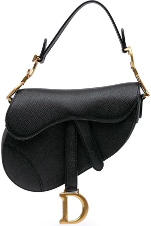 Dior 2020 Mini Grained Calfskin Saddle satchel