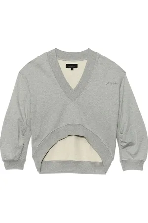 Purple Brand Asymmetric cropped sweatshirt