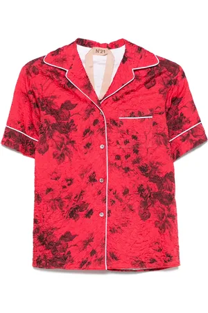 Nº21 Piped-trim shirt