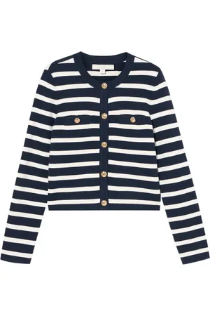 Brooks Brothers Striped button-front cardigan
