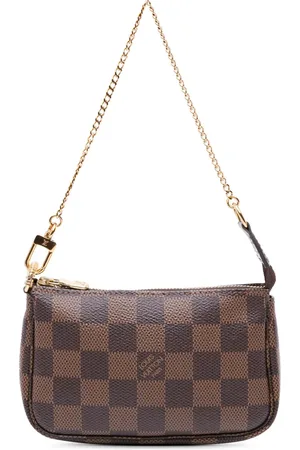 LOUIS VUITTON 2021 Damier Ebene Mini Pochette Accessoires handbag