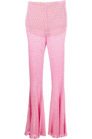 BLUMARINE Knitted flared trousers