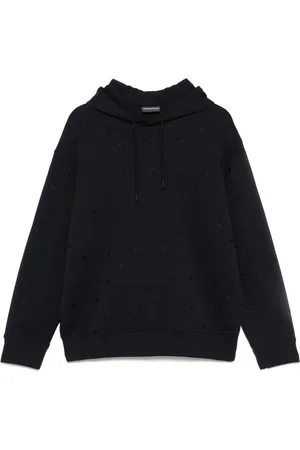 Emporio Armani Logo-embroidered hoodie