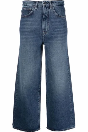 Totême Organic cotton cropped flared jeans
