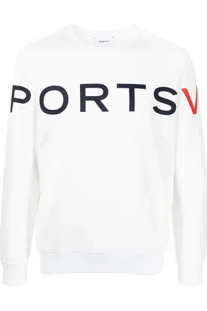 Ports V Logo-print long-sleeved sweater