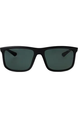 Emporio Armani Square-frame matte sunglasses