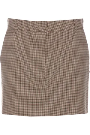 Sportmax Checked mini skirt