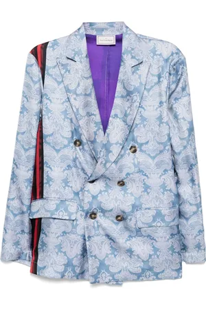 PIERRE-LOUIS MASCIA Mix-print jacket