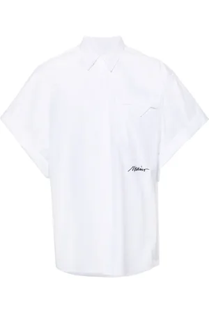 Moschino Embroidered-logo shirt