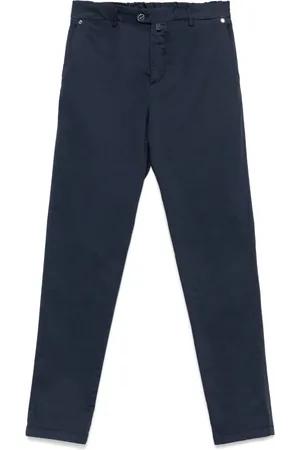 Kiton Logo-patch chinos