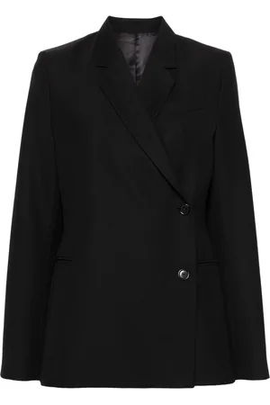 Totême Double-breasted interlock-twill blazer