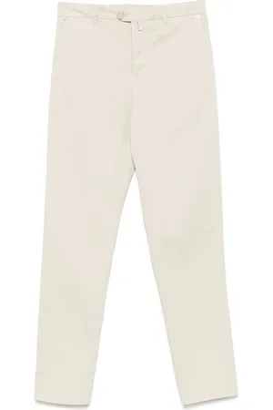 Kiton Logo-patch chinos