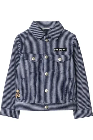 Burberry Striped bomber jacket