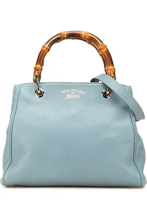 Gucci 2016-2025 Small Calfskin Bamboo Shopper satchel