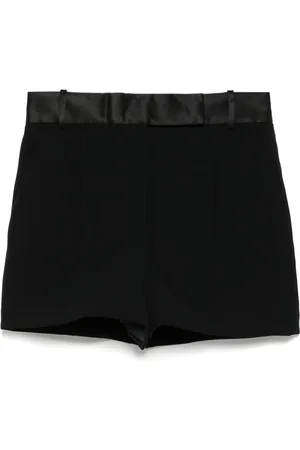 Khaite Double-pleat flared shorts