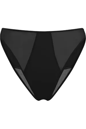 Wolford Sheer-panelled briefs