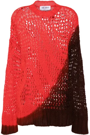 The Attico Ombré open-knit jumper