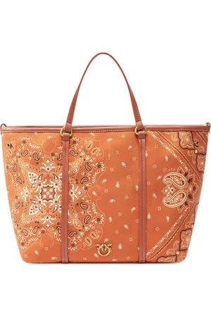 Pinko Bandana-print tote bag