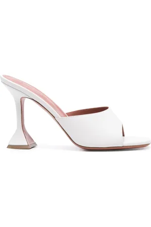 Amina Muaddi Lupita 95mm leather mules