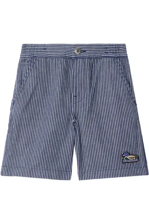 Burberry Striped denim shorts