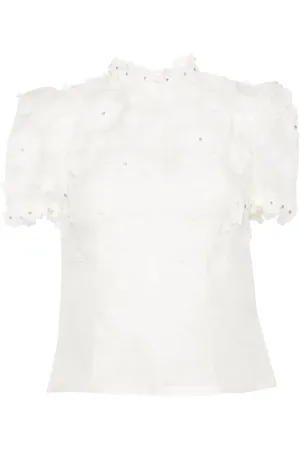 ZIMMERMANN Matchmaker Lift Off appliquéd blouse