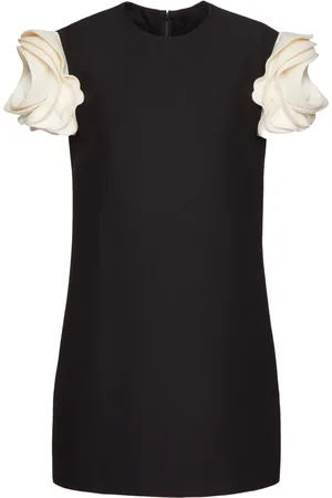 VALENTINO GARAVANI Crepe Couture minidress
