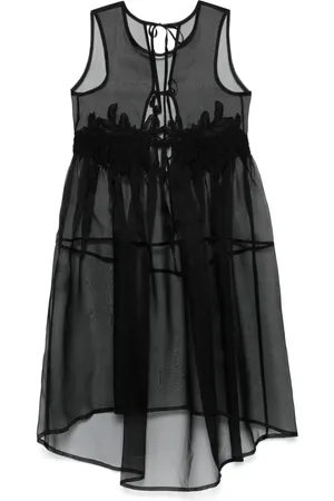 Maurizio Mykonos Semi-sheer midi dress