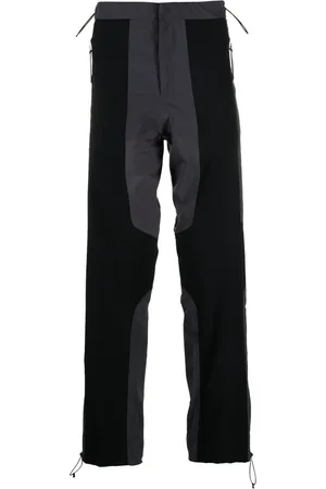 J.LAL Colour-block panelled trousers